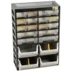 Zásobník na drobné díly Allit VarioPlus Basic 34, 20 zásuvek, plast, šedý, 305 x 170 x 435 mm 458160