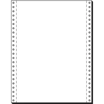 SIGEL nekonečný papír, 305 x 240 mm, 70 g/m², 2000 listů, perforace pro jednotlivé listy, bílý 12241