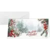 SIGEL DS645 vánoční přání Scandinavian Snow, DIN long na šířku, 250 g/m² bílý karton, inkoust/tiskárna/kopírka, 1 ks