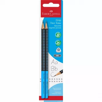 Mikrotužka Faber-Castell GRIP 2001 TWO TONE, 2,0 mm, Soft-Grip Zone, blistrová karta 517093