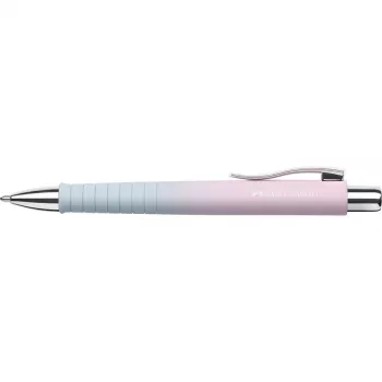 Kuličkové pero Faber-Castell Poly Ball Urban, Blushing Sky, modrá tinta, 0,6 mm XB, protiskluzová grip zóna 241131