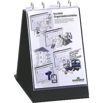 Fólie na flipchart DURABLE A3 na šířku, balení 10 ks, průhledné, antireflexní 857719