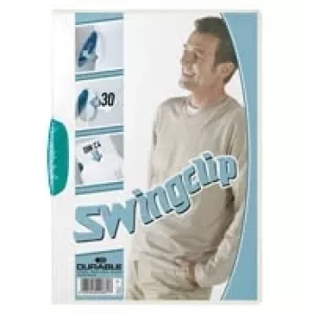 Zakládací desky SWINGCLIP 30 A4 DURABLE, transparentní, 25 ks, 226014