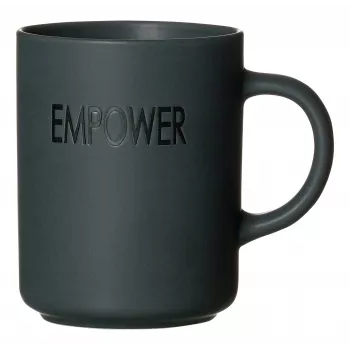 Kávové šálky Ritzenhoff & Breker EMPOWER, šedý porcelán, 390 ml, sada 4 ks, 425758
