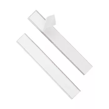 Samolepicí držák etiket DURABLE LABELFIX®, 200x20 mm, transparentní, 10 ks, 802019
