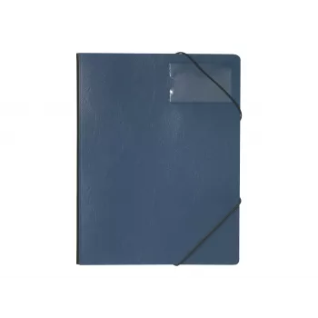 Rohové desky Premium DURABLE A4, tmavě modré, tvrdá fólie s elastickými rohovými gumičkami, 2320-07