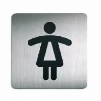 Dveřní označení WC Dámy DURABLE PICTO 150x150 mm 1 ks 495623
