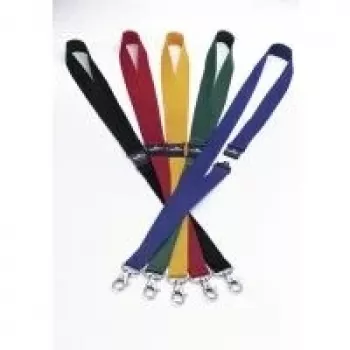Textilní šňůrka na krk DURABLE 20 s karabinou 813705, zelená, balení 10 ks