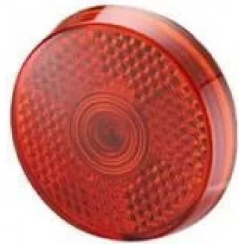 FISCHER Bicycle LED Blinking Safety Light with Clip Attachment for Clothing, Bags and Backpacks, Black (85467)