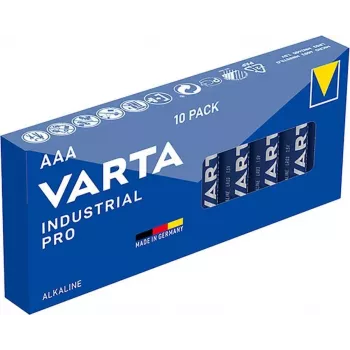 Alkalická baterie Varta Industrial AAA 1,5 V 1100 mAh – 10 ks (LR03)