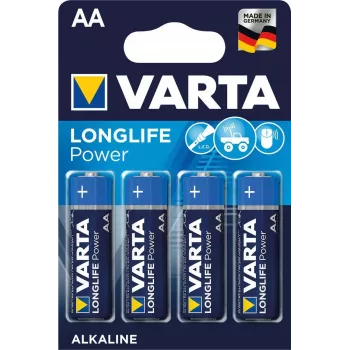 Alkalické baterie Varta High Energy 04906 AA, 4 ks