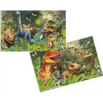 Podložky na stůl HERMA 3 ks z kartonu Dino World - balení 3 ks (19743)