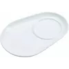 Oválné porcelánové podtácky Ritzenhoff & Breker BIANCO, 125 x 180 x 20 mm, bílé, 6 ks 425895