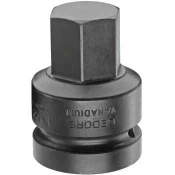 GEDORE 1 inch Drive 27 mm Hex Impact Socket, 60 mm Length, Phosphated 1956582