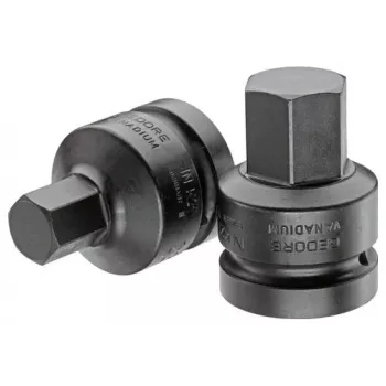 GEDORE 1 inch Drive 27 mm Hex Impact Socket, 60 mm Length, Phosphated 1956582