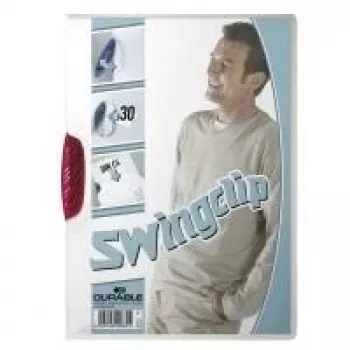 Klempířský pořadač DURABLE SWINGCLIP 30 A4 226035 transparentní (balení 25 ks)