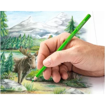 Barevné tužky STAEDTLER Design Journey, 48 různých barev, měkká tuhа, šestihranné, plechová krabička (146C M48)
