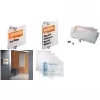Náhradní fólie DURABLE CRYSTAL SIGN A3 483619 pro dveřní cedule, 10 listů, transparentní
