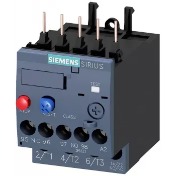 Tepelné nadproudové relé SIEMENS SIRIUS 3RU21 1,8-2,5A S00 šroubové svorky 3RU21161CB0