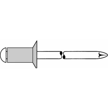Gesipa slepý nýt Al/St 4x8mm zápustná hlava KS 3,0-5,0mm (balení 500 ks) 1433512