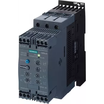 Softstartér SIEMENS SIRIUS 3RW4038-1, 37 kW, 72 A, 200–460 V AC, řízení 24 V AC/DC, šroubové svorky 3RW40381BB04