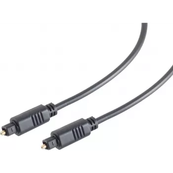 Digitální optický audio kabel ShiverPeaks S/CONN maximum connectivity, Toslink samec na Toslink samec, 3,0 m, černý 69004-3.0