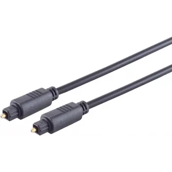 Digitální optický audio kabel ShiverPeaks S/CONN maximum connectivity, Toslink samec na Toslink samec, 3,0 m, černý 69004-3.0