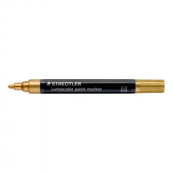 Akrylový fix STAEDTLER Lumocolor zlatý, 2,4 mm kulatý hrot 349-11