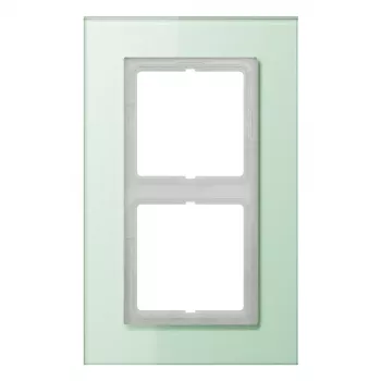 Skleněný rám JUNG LSP 982 GLAS 2násobný, LS PLUS, 115 x 186 x 11 mm