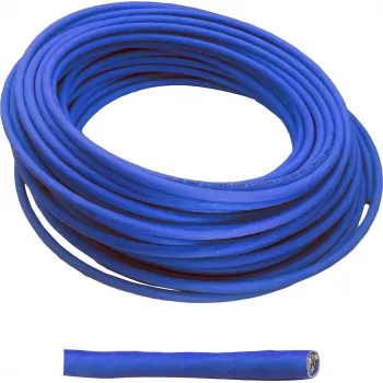 Instalační kabel HELOS Cat 8.1 S/FTP PiMF, LSZH, modrý, 100m kotouč