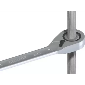 GEDORE Combination Ratchet Spanner, Reversible, UD Profile, 15 mm 2297329