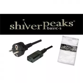 Napájecí kabel SHIVERPEAKS Basic Schuko na IEC C19, 3 m, 16 A, černý BS60015-S