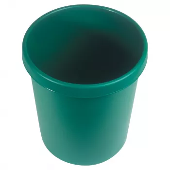 Kulatý plastový odpadkový koš HELIT H61058-52 18L zelený