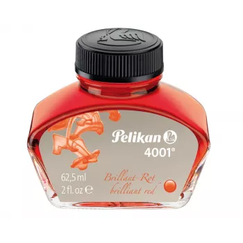 Kalamář Pelikan 4001 Brilliant Red 62,5 ml 329169