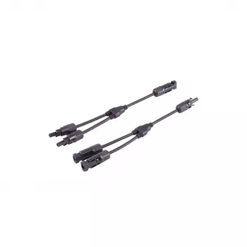 Sada T-adaptérových kabelů SHIVERPEAKS PV4, 2 na 1, 4 mm², černá, 30 cm BS02-21032