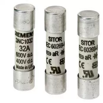 Válcová tavná vložka SIEMENS SITOR 80A 660V AC/700V DC gR 22x58mm (3NC2280)