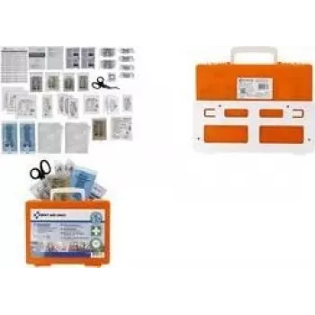 Lékárnička FIRST AID ONLY DIN 13157, oranžová, IP54, ABS, na zeď P-51002 00