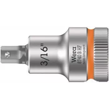 Bitová hlavice Wera 8740 B HF Zyklop 3/8 inch pohon Hex-Plus, 3/16 inch s funkcí držení 05003085001