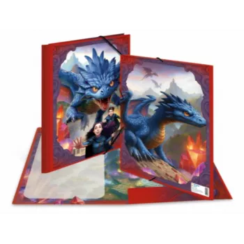 Rohová složka na gumičku HERMA Dragon A3 kartonová se 3 vnitřními klopami 20143