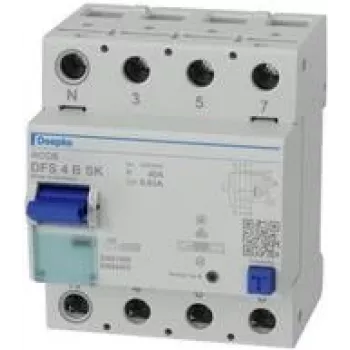 Doepke DFS4 100-4/0.30-B SK Residual Current Circuit Breaker (RCCB), 4-Pole, 100 A, 300 mA, Type B 09166998