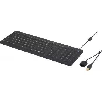 Průmyslová USB klávesnice Renkforce IP68, černá, odolná proti stříkající vodě a prachu (iM-IKB106-BK)