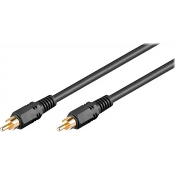RCA kabel Wentronic AVK 238-1500 15 m černý samec na samce 50338