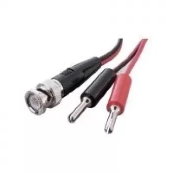 Měřicí kabel Voltcraft BNC na dvojitý 4mm banánek 0,8 m černo-červený KC300B