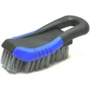 IWH Carpet and Upholstery Brush, Blue/Black, for Car Mats, Trunk, 1 Piece (00251)