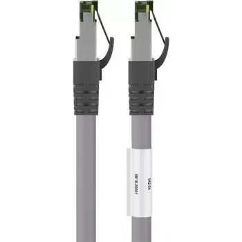 Patch kabel Wentronic Goobay CAT 8.1, S/FTP (PiMF), šedý, 20 m - LSZH bez halogenů, měď AWG 24 (55143)
