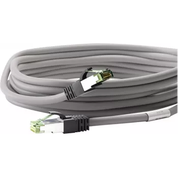 Patch kabel Wentronic Goobay CAT 8.1, S/FTP (PiMF), šedý, 20 m - LSZH bez halogenů, měď AWG 24 (55143)