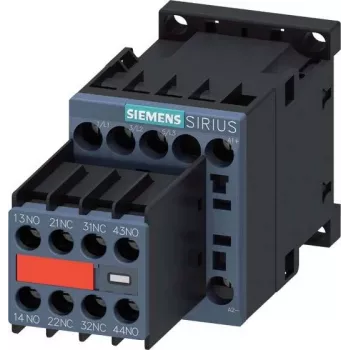 Výkonový stykač SIEMENS SIRIUS 3RT2 5,5 kW 400 V 12 A 24 V DC 2NO+2NC šroubové svorky 3RT20171BB443MA0