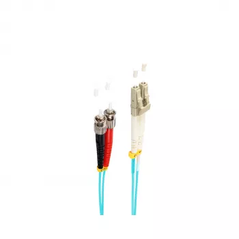 Optický patch kabel shiverpeaks BS77945/3 5 m LC ST OM3 aqua