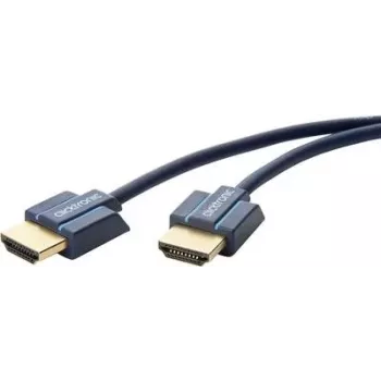 HDMI kabel ClickTronic 70703 1,5 m HDMI Type-A samec na samec modrý 4K 60Hz 18Gbps