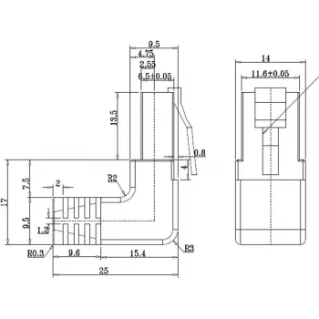 Patch kabel Wentronic Goobay CAT 5e, 1x 90° zahnutý, F/UTP, bílý, 5 m, CCA hliník pokovený mědí, 1x RJ45 90° (8P8C) 94182